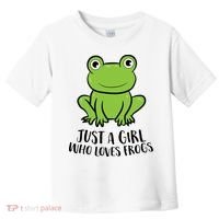 Frog I Just Really Like Frogs Funny Frog Lovers Gift Toddler T-Shirt thumb 0