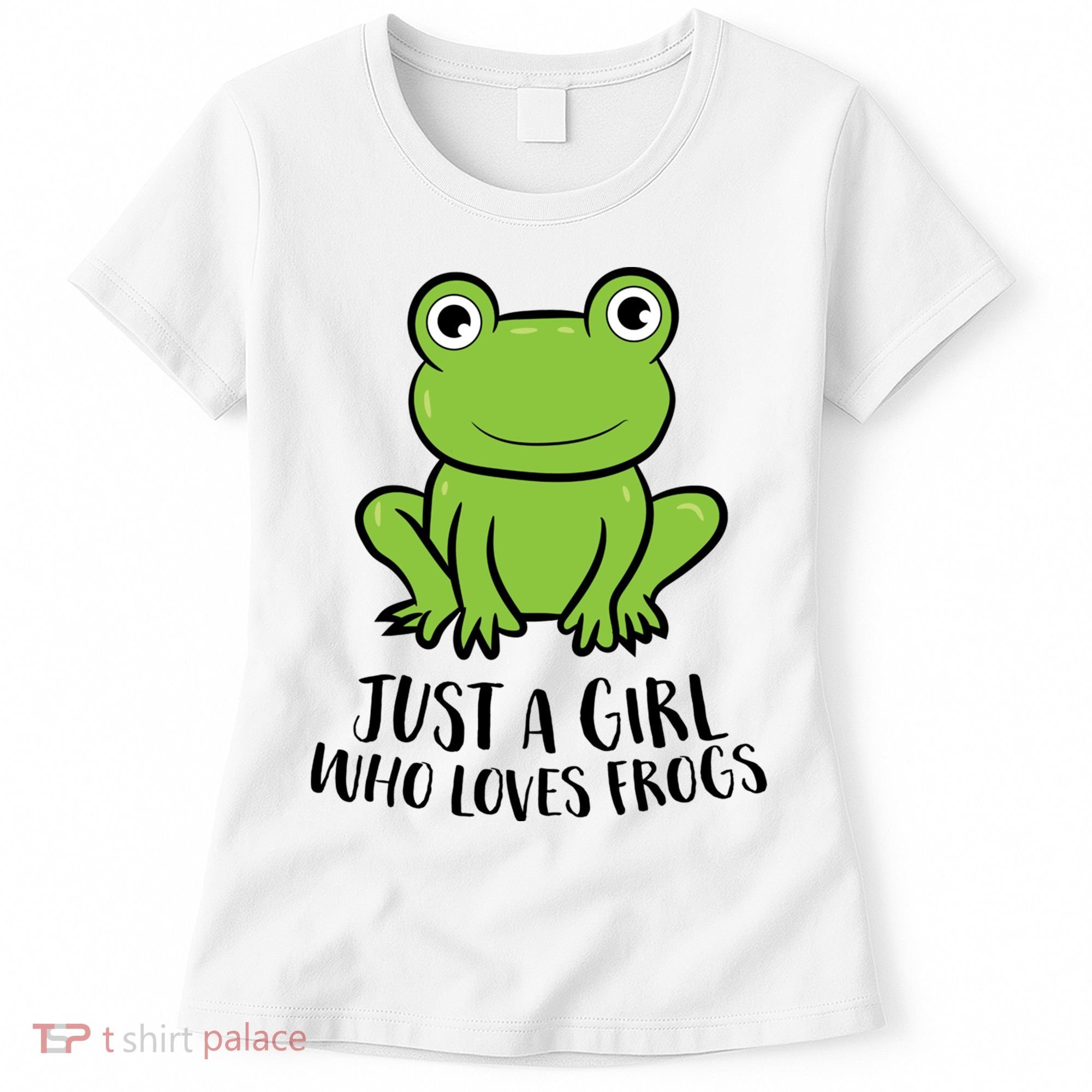 Frog I Just Really Like Frogs Funny Frog Lovers Gift Women's T-Shirt