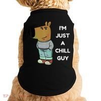 Funny IM Just A Chill Guy Meme Doggie Tank thumb 0