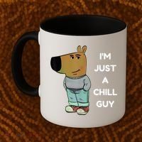 Funny IM Just A Chill Guy Meme Coffee Mug thumb 2