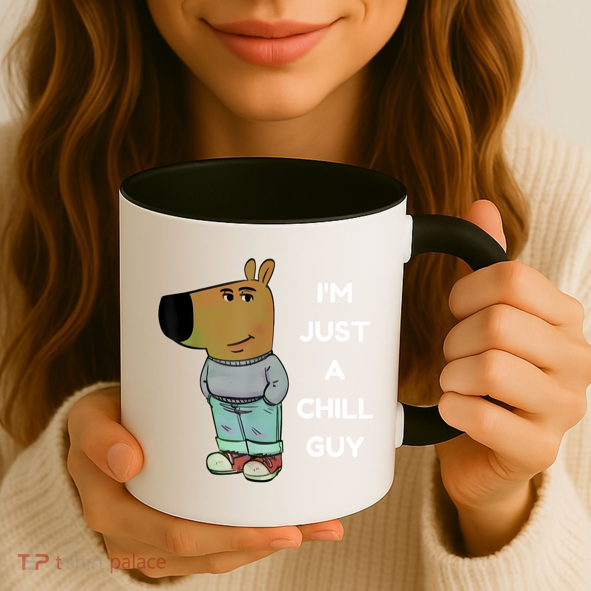 Funny IM Just A Chill Guy Meme Coffee Mug