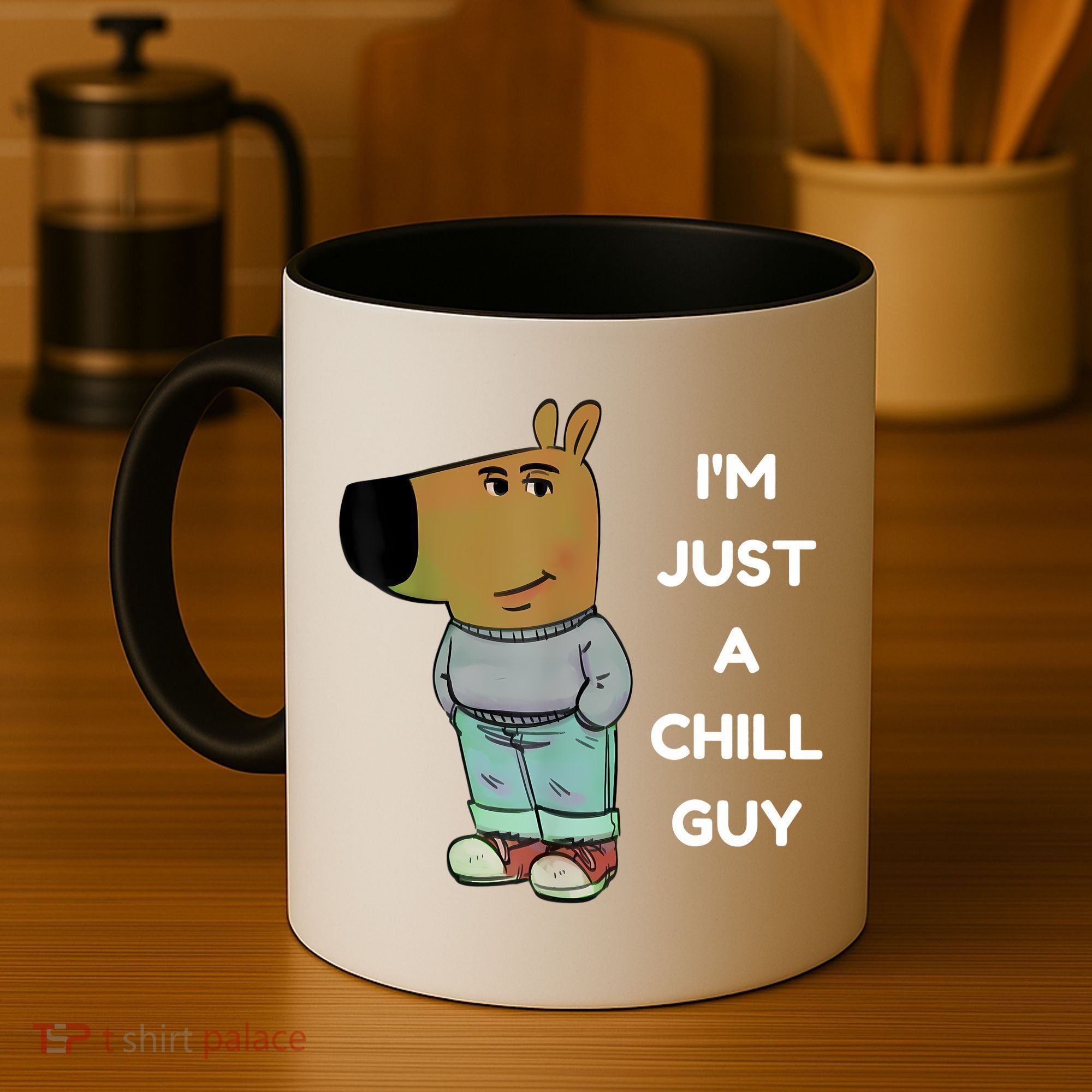 Funny IM Just A Chill Guy Meme Coffee Mug