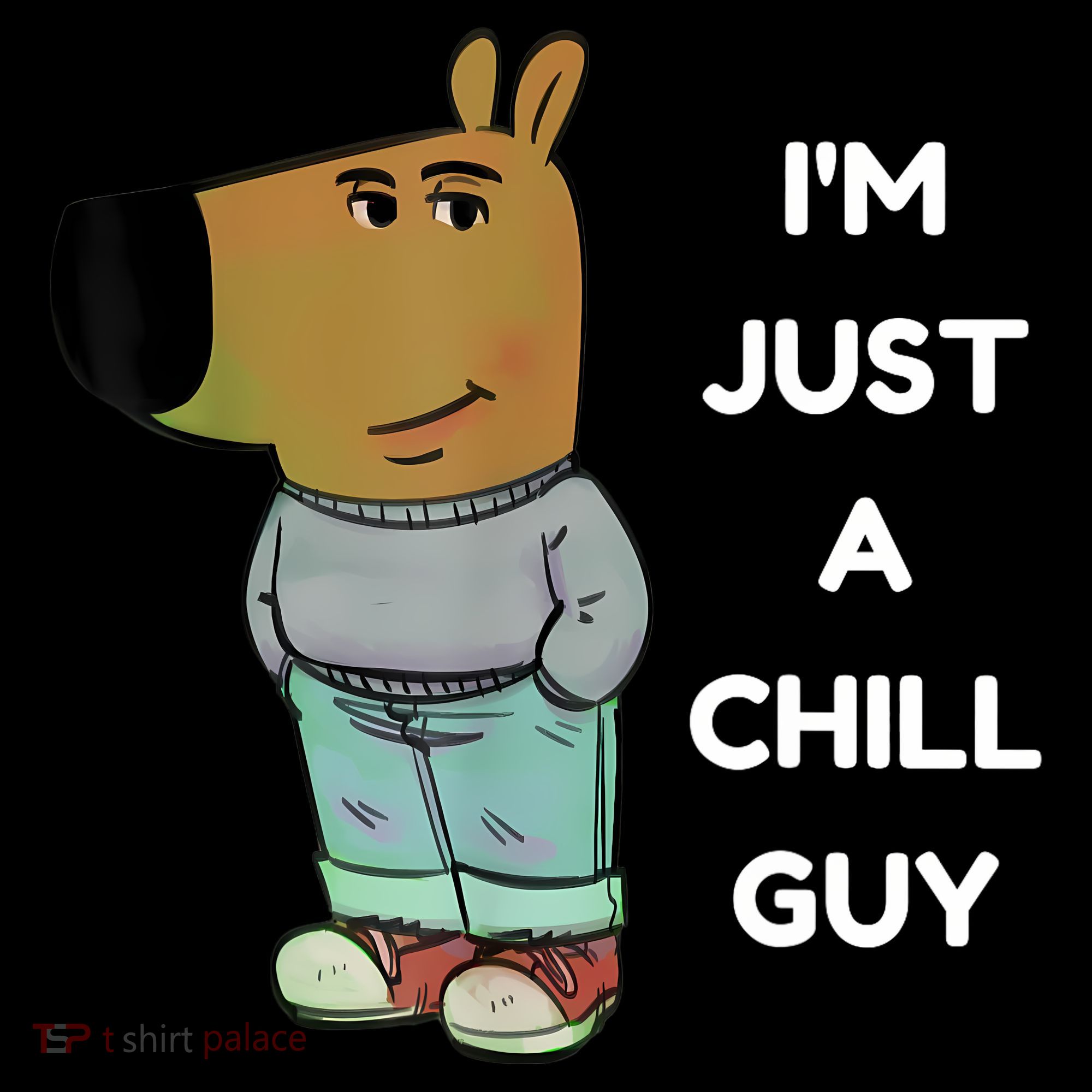 Funny IM Just A Chill Guy Meme Ornament