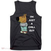 Funny IM Just A Chill Guy Meme Tank Top thumb 0