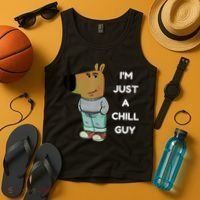 Funny IM Just A Chill Guy Meme Tank Top thumb 4