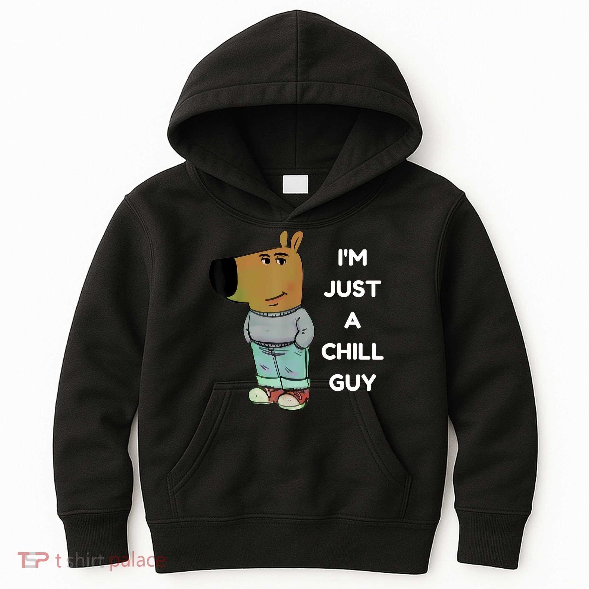 Funny IM Just A Chill Guy Meme Kids Hoodie