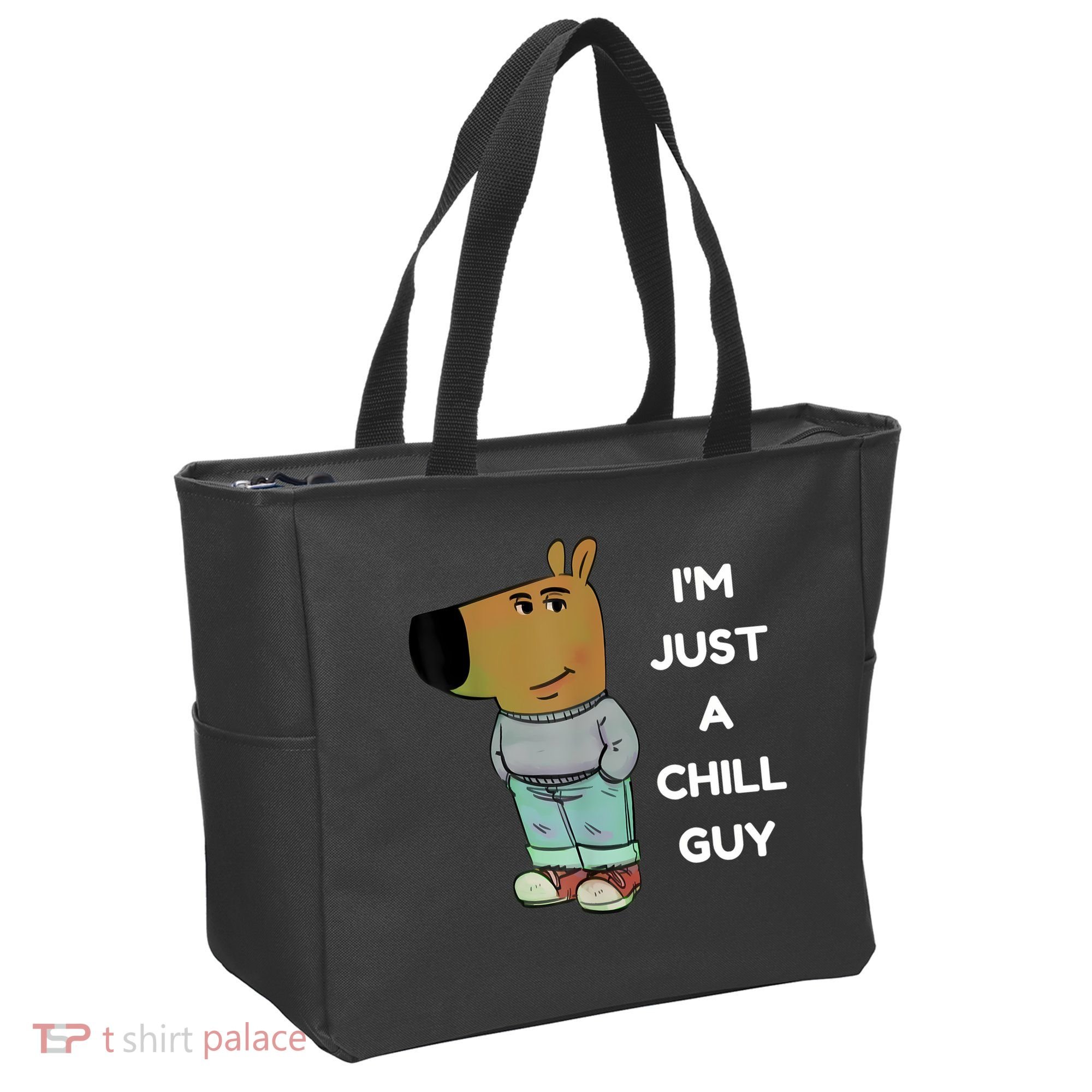 Funny IM Just A Chill Guy Meme Tote Bag