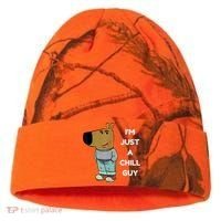 Funny IM Just A Chill Guy Meme Kati Licensed 12" Camo Cuffed Beanie thumb 0