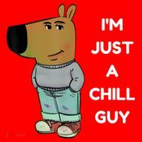 Funny IM Just A Chill Guy Meme Santa Hat thumb 1