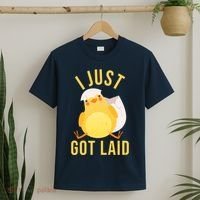 Funny I Just Got Laid Chick T-Shirt thumb 2