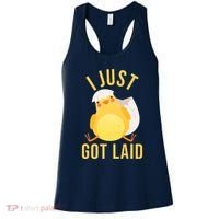 Funny I Just Got Laid Chick Women's Tank Top thumb 0