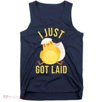 Funny I Just Got Laid Chick Tank Top thumb 0