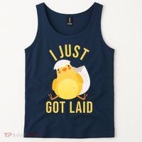 Funny I Just Got Laid Chick Tank Top thumb 2