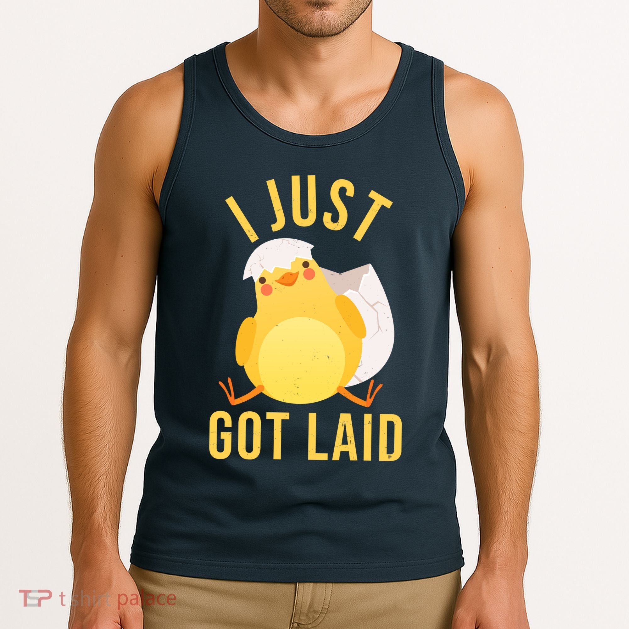Funny I Just Got Laid Chick Tank Top