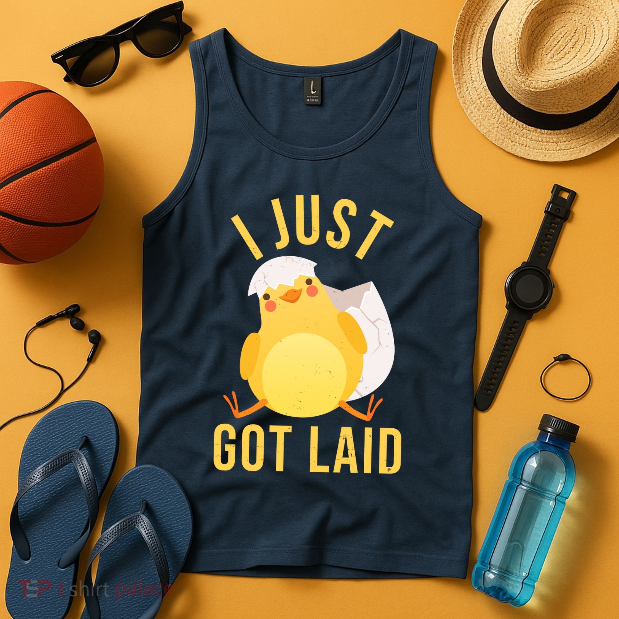 Funny I Just Got Laid Chick Tank Top