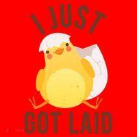 Funny I Just Got Laid Chick Santa Hat thumb 1