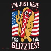 Funny IM Just Here For The Glizzies T-Shirt thumb 7