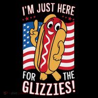 Funny IM Just Here For The Glizzies Women's Hoodie thumb 2