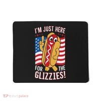 Funny IM Just Here For The Glizzies Mousepad thumb 0