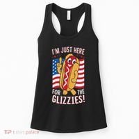 Funny IM Just Here For The Glizzies Women's Tank Top thumb 0