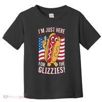 Funny IM Just Here For The Glizzies Toddler T-Shirt thumb 0