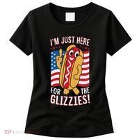 Funny IM Just Here For The Glizzies Women's T-Shirt thumb 0