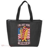 Funny IM Just Here For The Glizzies Tote Bag thumb 0