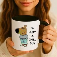 Funny IM Just A Chill Guy Meme Coffee Mug thumb 3