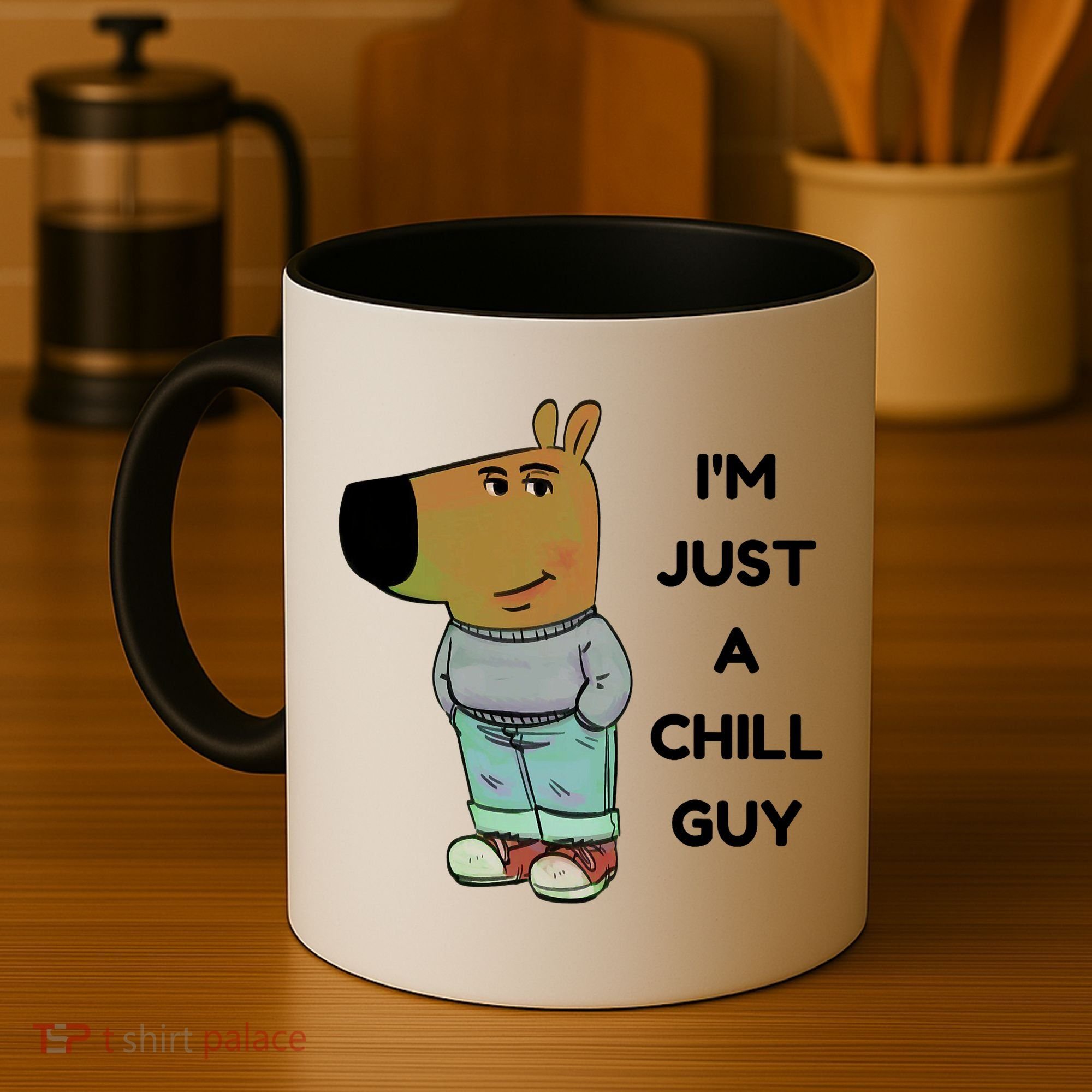 Funny IM Just A Chill Guy Meme Coffee Mug