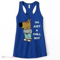 Funny IM Just A Chill Guy Meme Women's Tank Top thumb 0