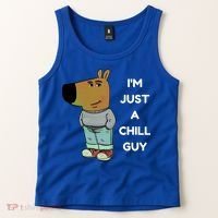 Funny IM Just A Chill Guy Meme Tank Top thumb 2