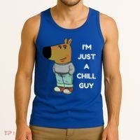 Funny IM Just A Chill Guy Meme Tank Top thumb 3
