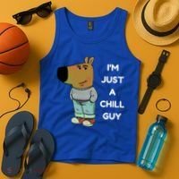 Funny IM Just A Chill Guy Meme Tank Top thumb 4