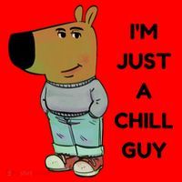 Funny IM Just A Chill Guy Meme Santa Hat thumb 1