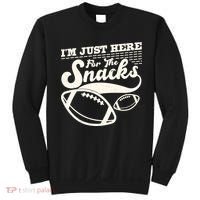 Funny I'm Just Here For The Snacks Sweatshirt thumb 0