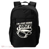 Funny I'm Just Here For The Snacks Backpack thumb 0