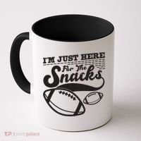 Funny I'm Just Here For The Snacks Coffee Mug thumb 0