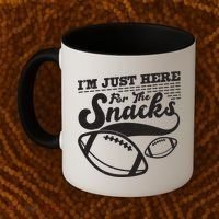 Funny I'm Just Here For The Snacks Coffee Mug thumb 2