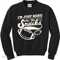 Funny I'm Just Here For The Snacks Kids Sweatshirt thumb 0