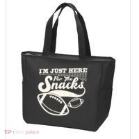 Funny I'm Just Here For The Snacks Tote Bag thumb 3
