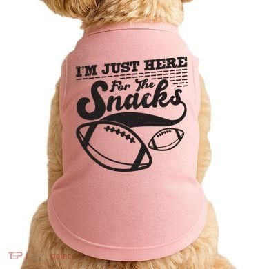 Funny I'm Just Here For The Snacks Doggie Tank