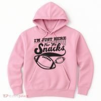 Funny I'm Just Here For The Snacks Hoodie thumb 0