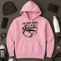Funny I'm Just Here For The Snacks Hoodie thumb 3