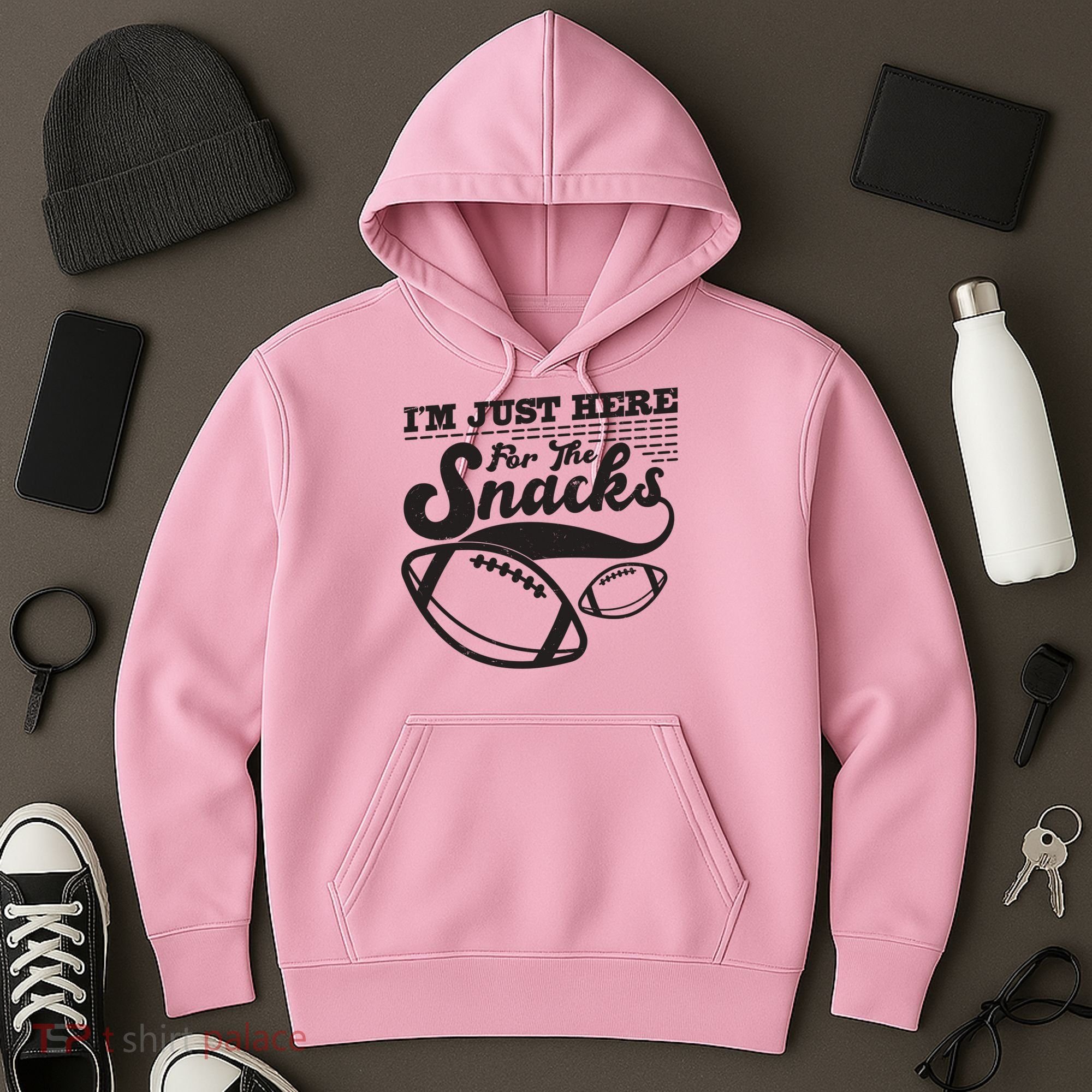Funny I'm Just Here For The Snacks Hoodie