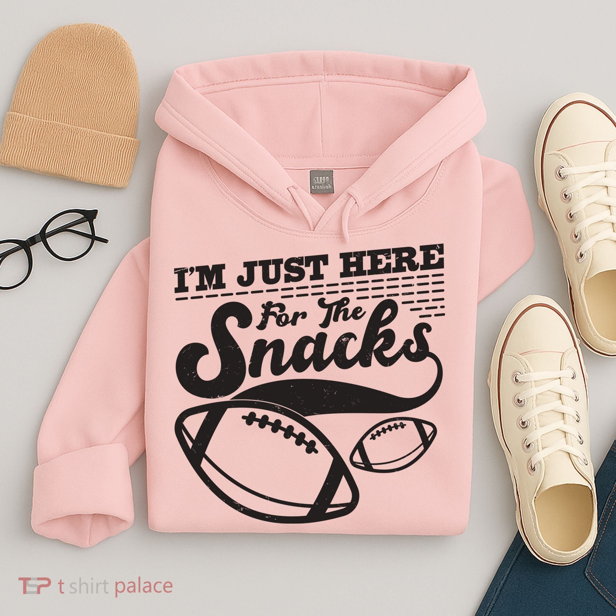 Funny I'm Just Here For The Snacks Hoodie