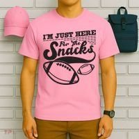 Funny I'm Just Here For The Snacks T-Shirt thumb 6