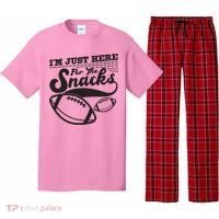 Funny I'm Just Here For The Snacks Pajama Set thumb 0