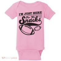 Funny I'm Just Here For The Snacks Baby Bodysuit thumb 0