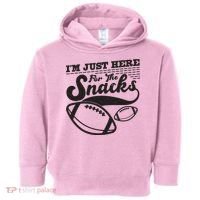 Funny I'm Just Here For The Snacks Toddler Hoodie thumb 0