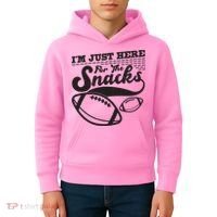 Funny I'm Just Here For The Snacks Kids Hoodie thumb 4
